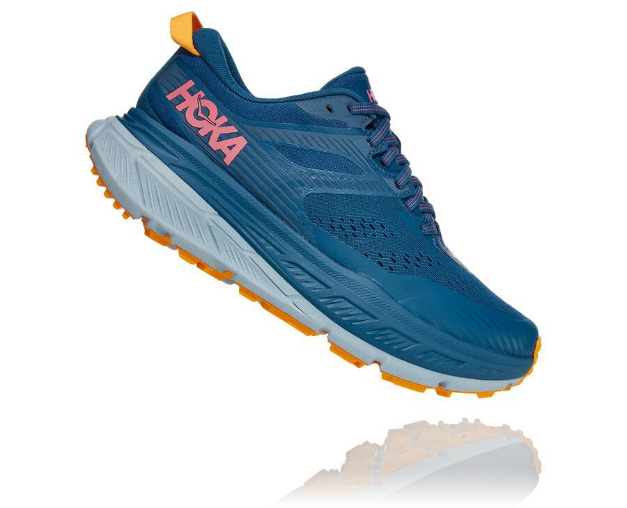 Hoka Australia One One Stinson Atr 6 - Womens Trail Shoes Blue - EWLRQ-8250